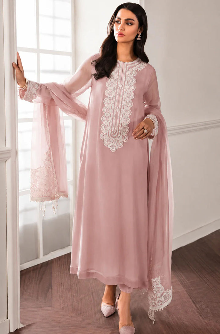 Dream Luxury Embroidered 3 Piece chiffon Suit For Women - Sony Rehman